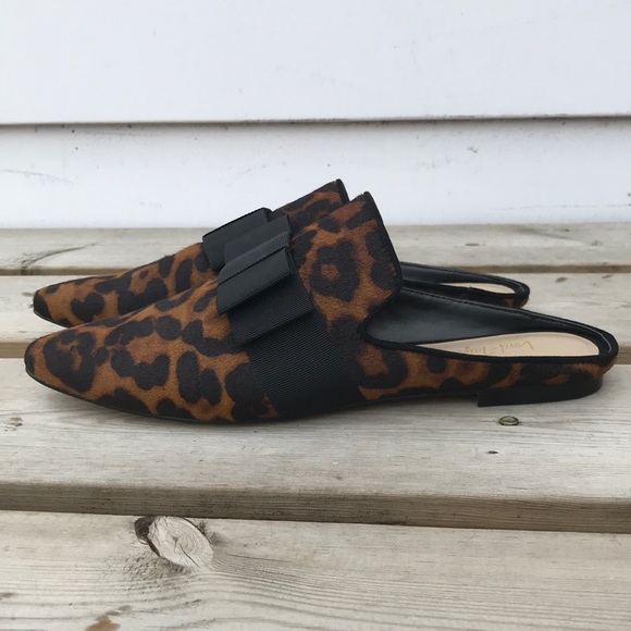 NWOT Lord & Taylor Leopard Print Mules - Picture 3 of 10
